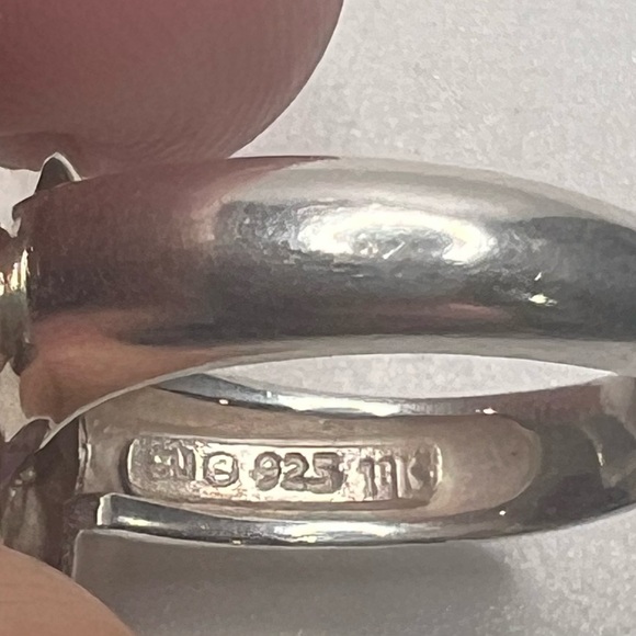 Sterling silver & 18kt gold accented amethyst ring! 7.5 - Picture 4 of 4